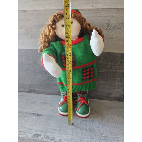 Santa’s Best CHRISTMAS ADORABLES Holiday Animated Musical Doll Girl Vtg W Cord - Picture 9 of 11